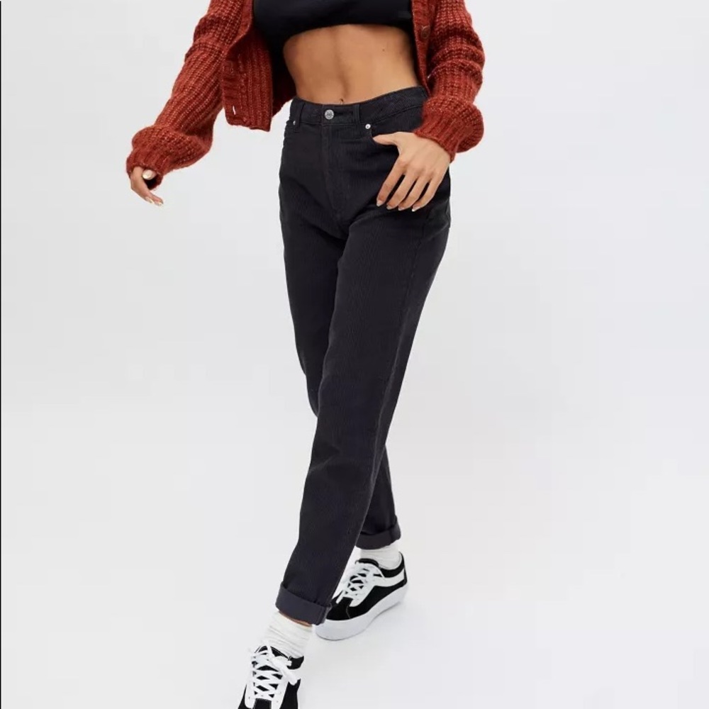 New In package BDG Corduroy High Waisted Mom Jeans Urban Outfitters UO B…